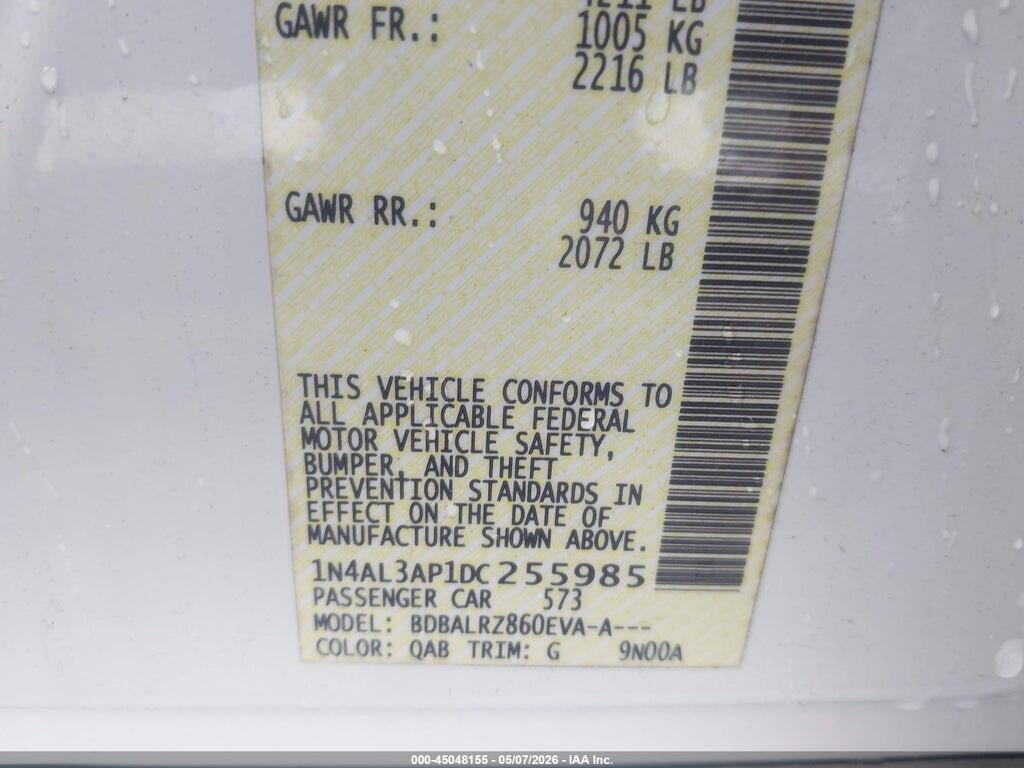 1N4AL3AP1DC255985 2013 NISSAN ALTIMA photo no. 9
