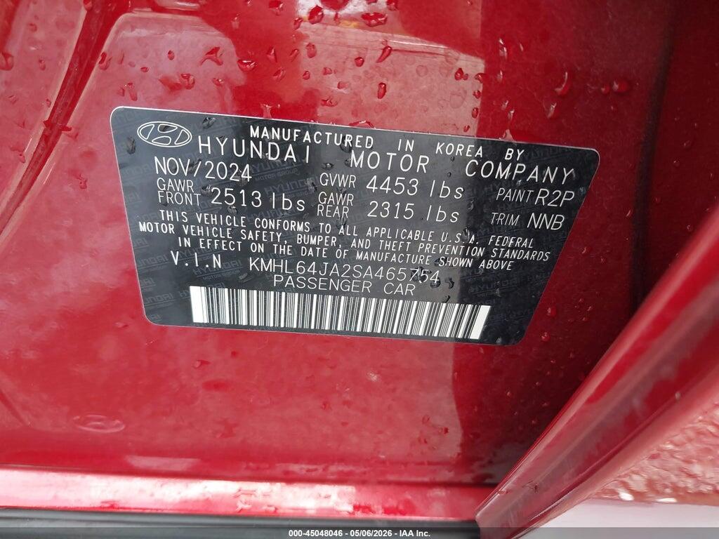 KMHL64JA2SA465754 2025 HYUNDAI SONATA photo no. 9