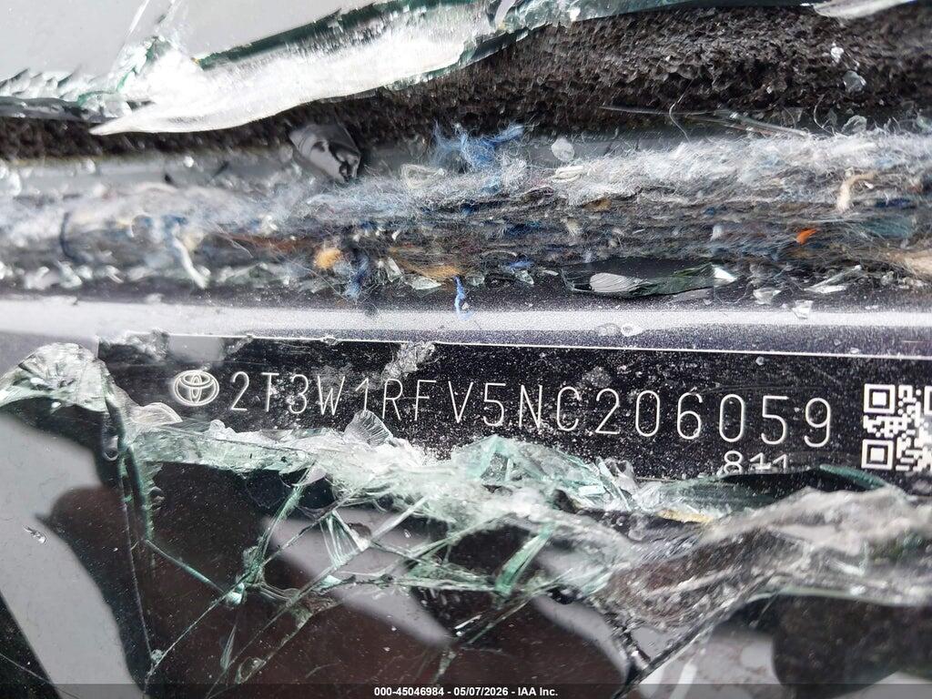 2T3W1RFV5NC206059 2022 TOYOTA RAV4 photo no. 9