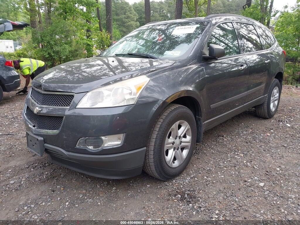 1GNKRFEDXCJ387966 2012 CHEVROLET TRAVERSE photo no. 2