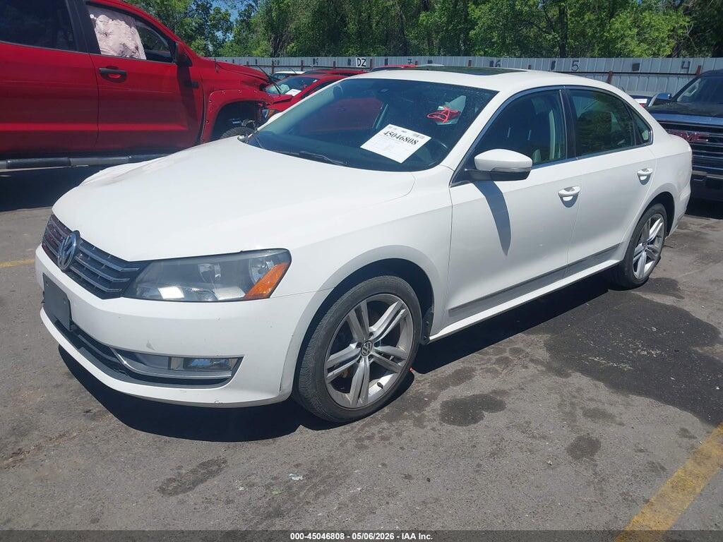 1VWBN7A37DC123727 2013 VOLKSWAGEN PASSAT photo no. 2