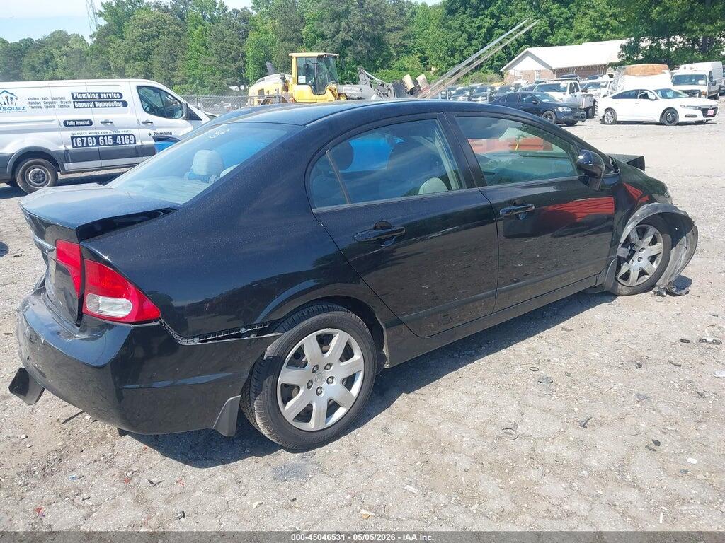 2HGFA16569H310163 2009 HONDA CIVIC photo no. 4