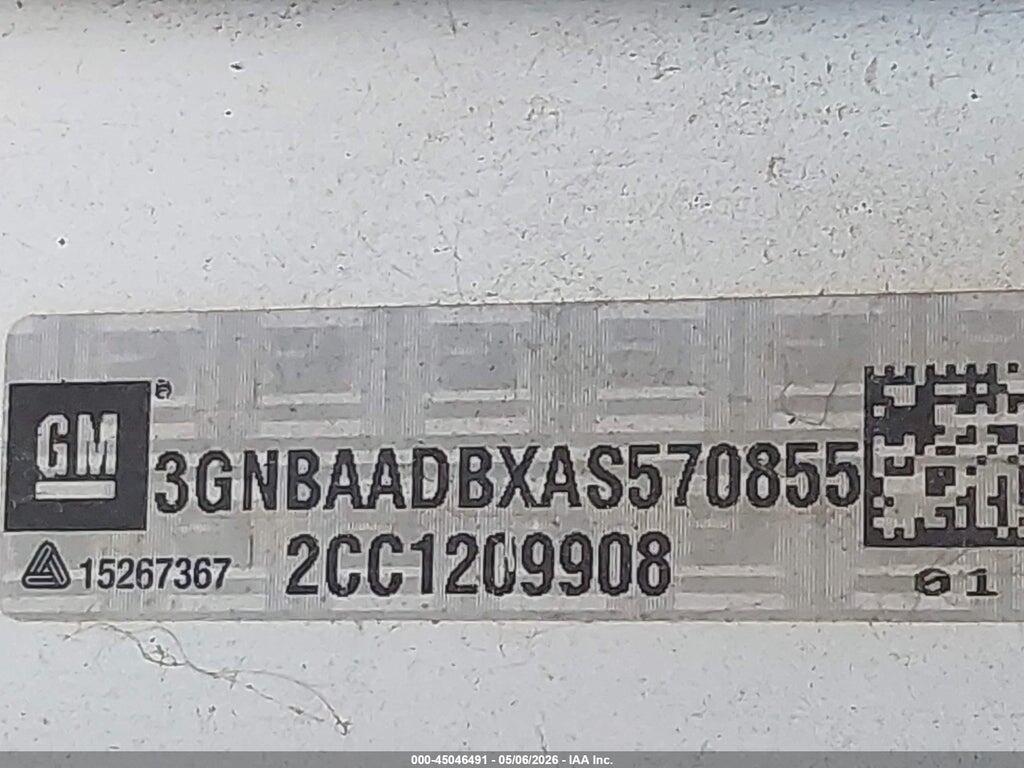 3GNBAADBXAS570855 2010 CHEVROLET HHR photo no. 9