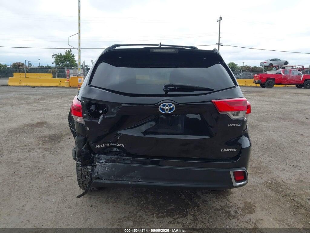 5TDDGRFH9JS043054 2018 TOYOTA HIGHLANDER HYBRID photo no. 6