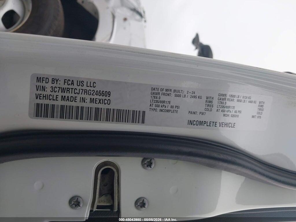 3C7WRTCJ7RG246609 2024 RAM 3500 CHASSIS photo no. 8