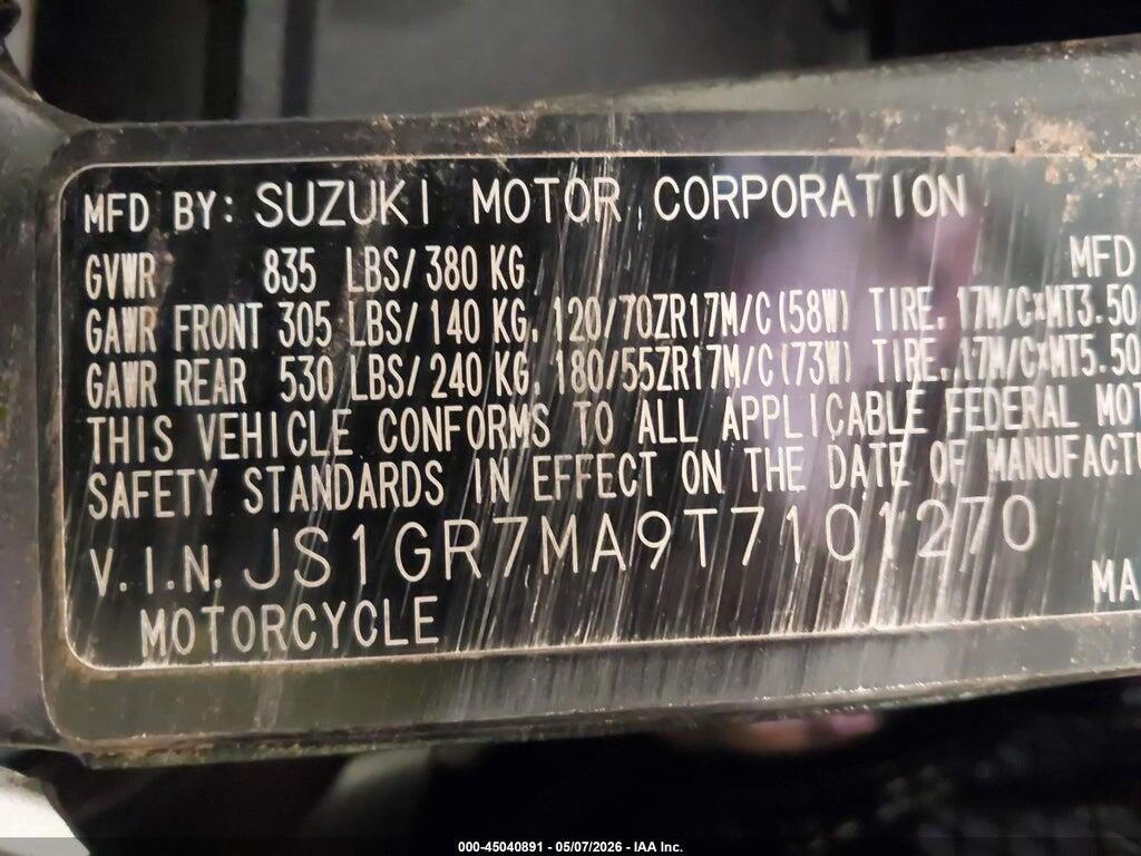 JS1GR7MA9T7101270 2026 SUZUKI GSX-R750 photo no. 10