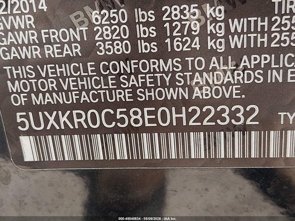 5UXKR0C58E0H22332 2014 BMW X5 photo no. 9