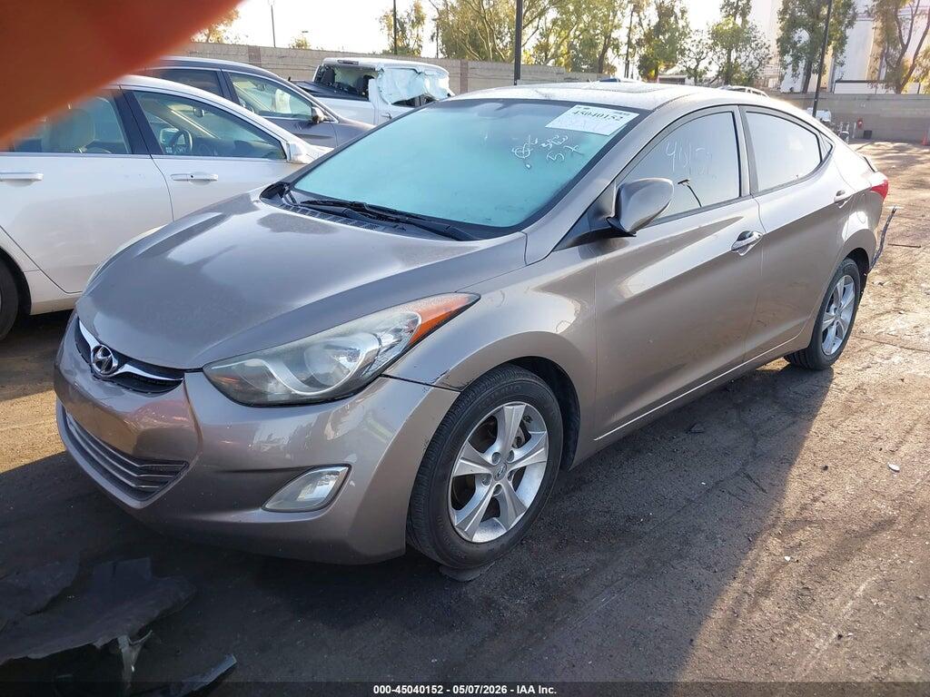 5NPDH4AE0CH101574 2012 HYUNDAI ELANTRA photo no. 2