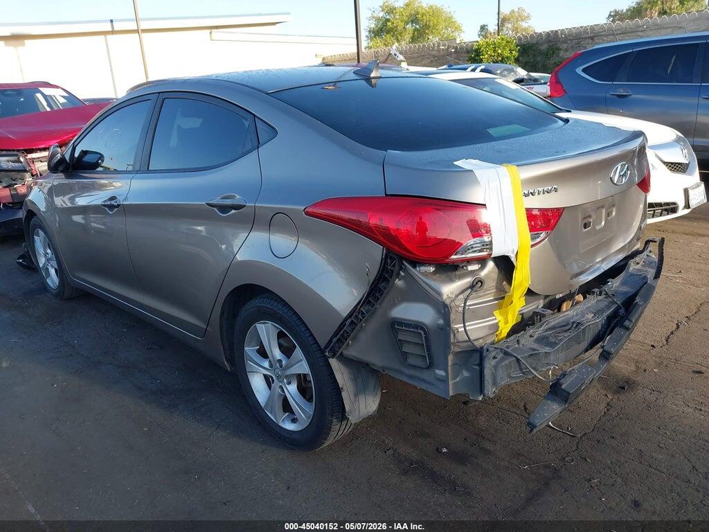 5NPDH4AE0CH101574 2012 HYUNDAI ELANTRA photo no. 3