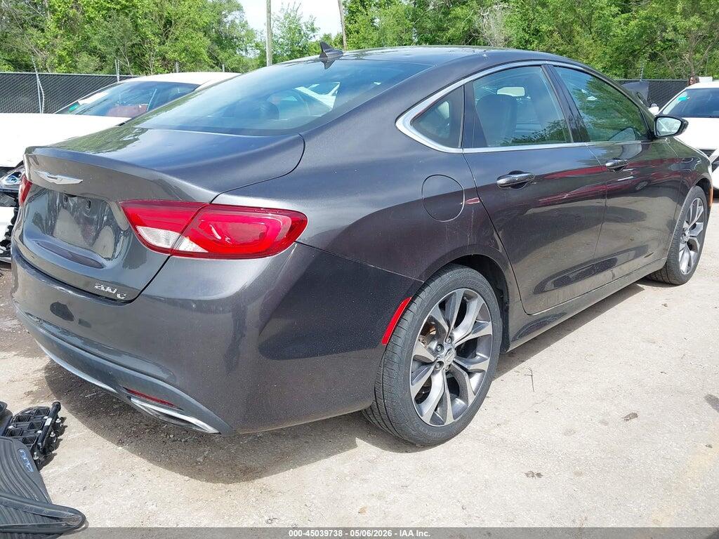 1C3CCCCG9FN673089 2015 CHRYSLER 200 photo no. 4