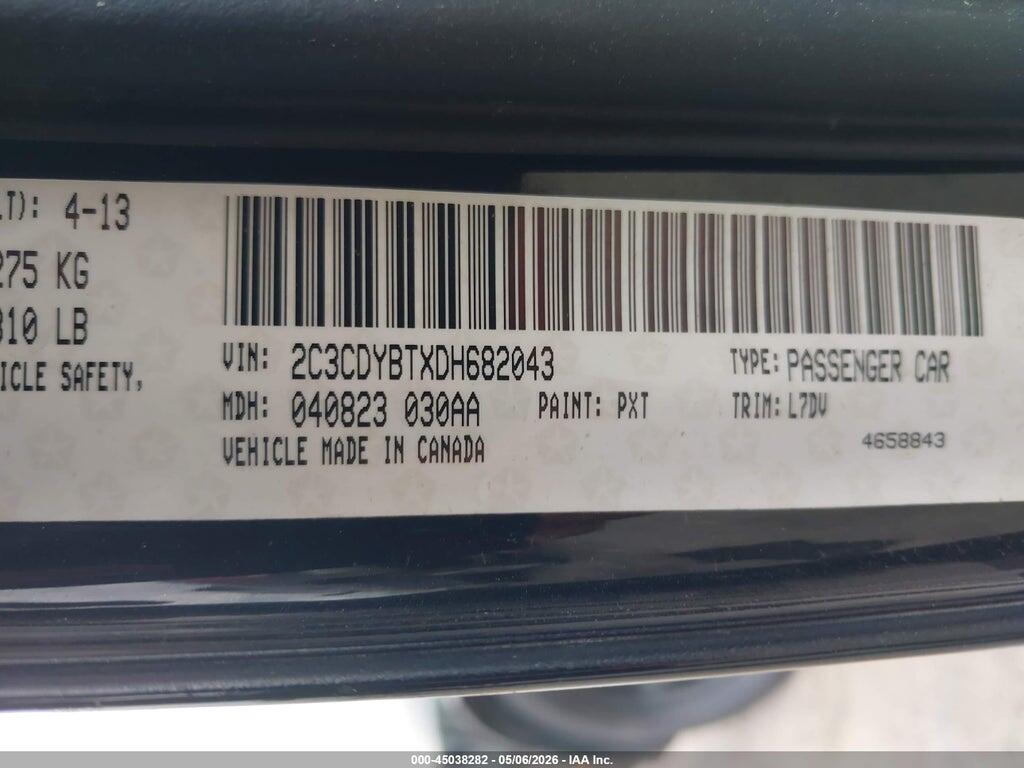 2C3CDYBTXDH682043 2013 DODGE CHALLENGER photo no. 9