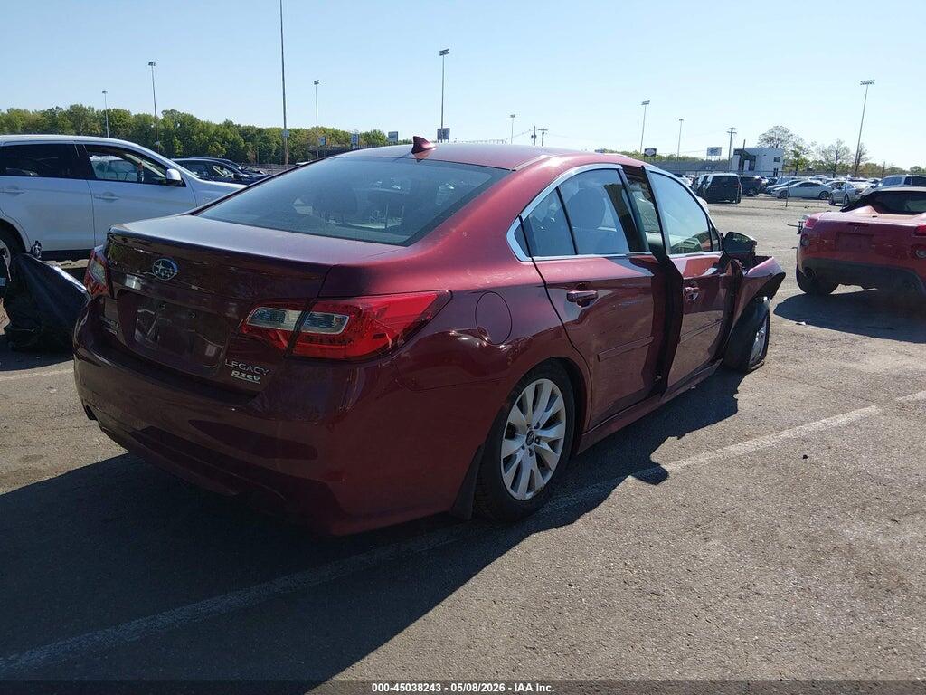 4S3BNAF65H3003305 2017 SUBARU LEGACY photo no. 4