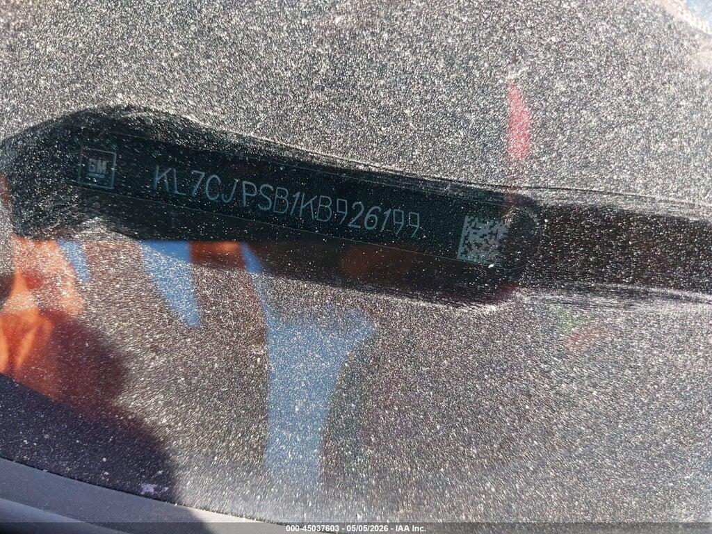 KL7CJPSB1KB926199 2019 CHEVROLET TRAX photo no. 9