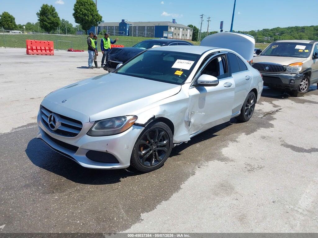 55SWF4JB0GU172748 2016 MERCEDES-BENZ C 300 photo no. 2