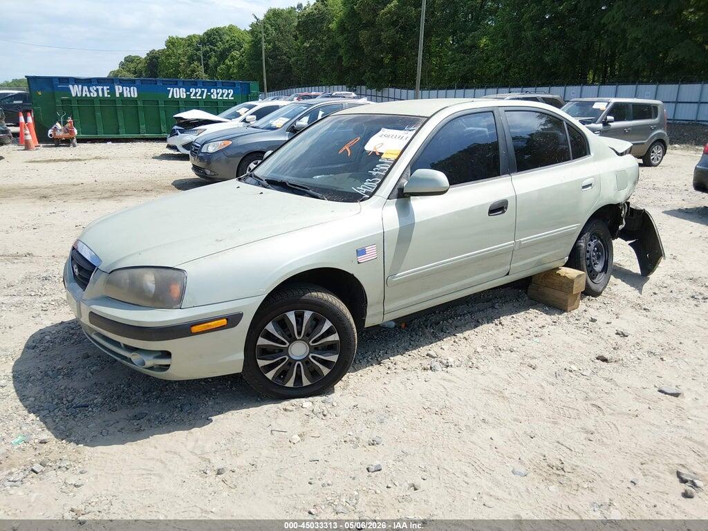 KMHDN46D84U744203 2004 HYUNDAI ELANTRA photo no. 2