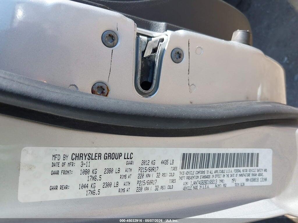 1J4NT4GB2BD169213 2011 JEEP PATRIOT photo no. 9