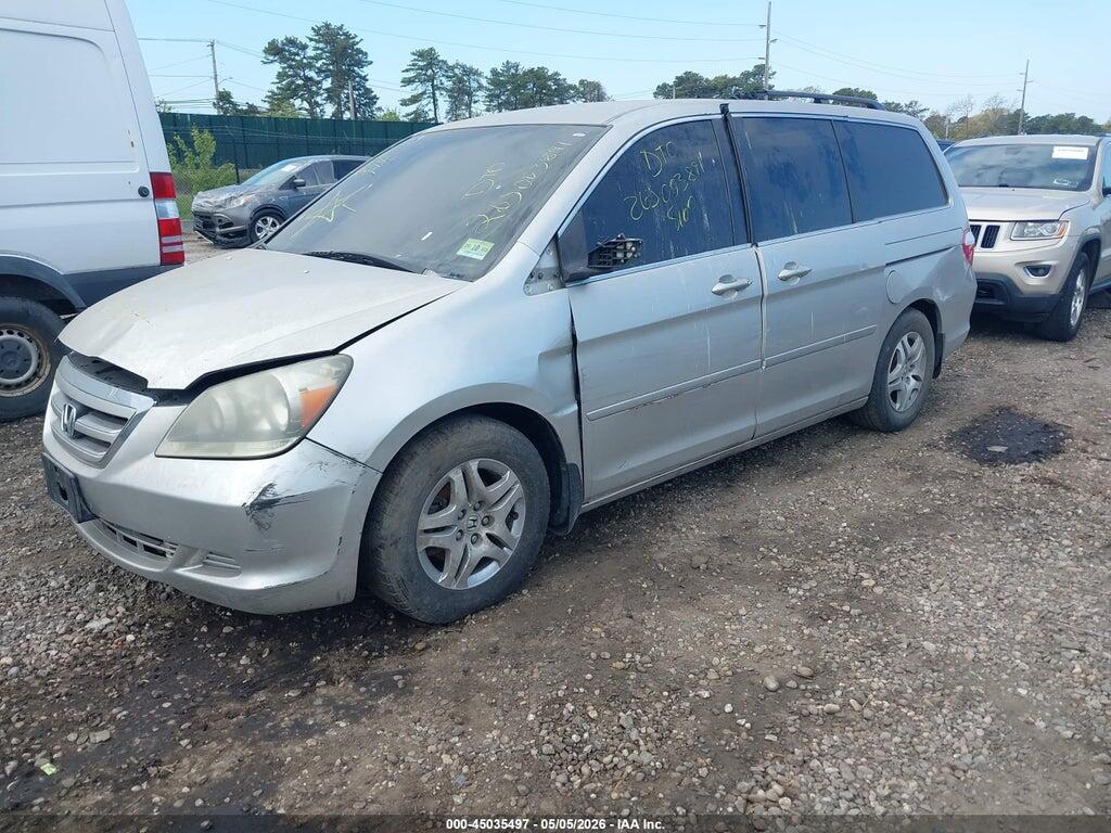 5FNRL38435B424496 2005 HONDA ODYSSEY photo no. 2