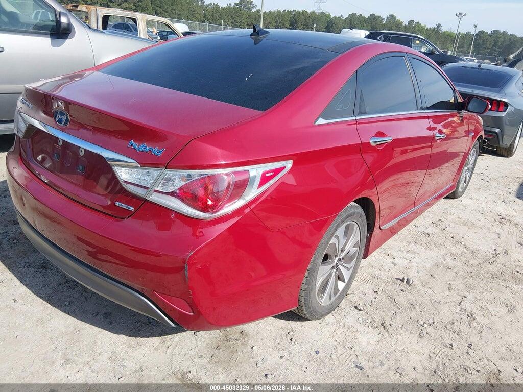 KMHEC4A44FA124602 2015 HYUNDAI SONATA HYBRID photo no. 4