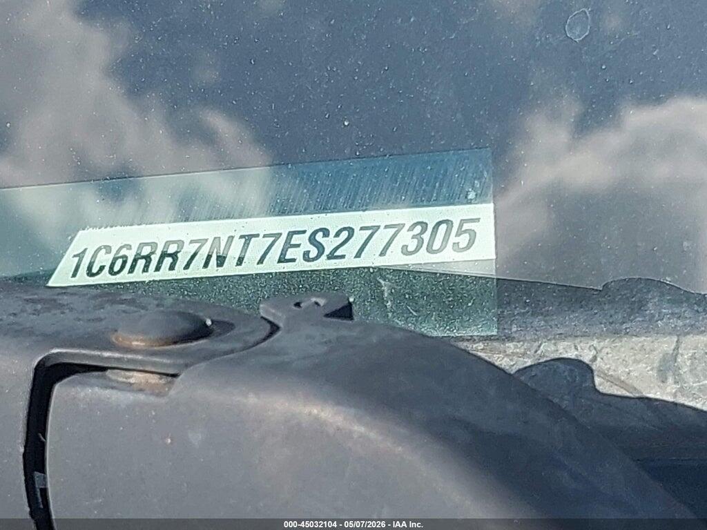 1C6RR7NT7ES277305 2014 RAM 1500 photo no. 9