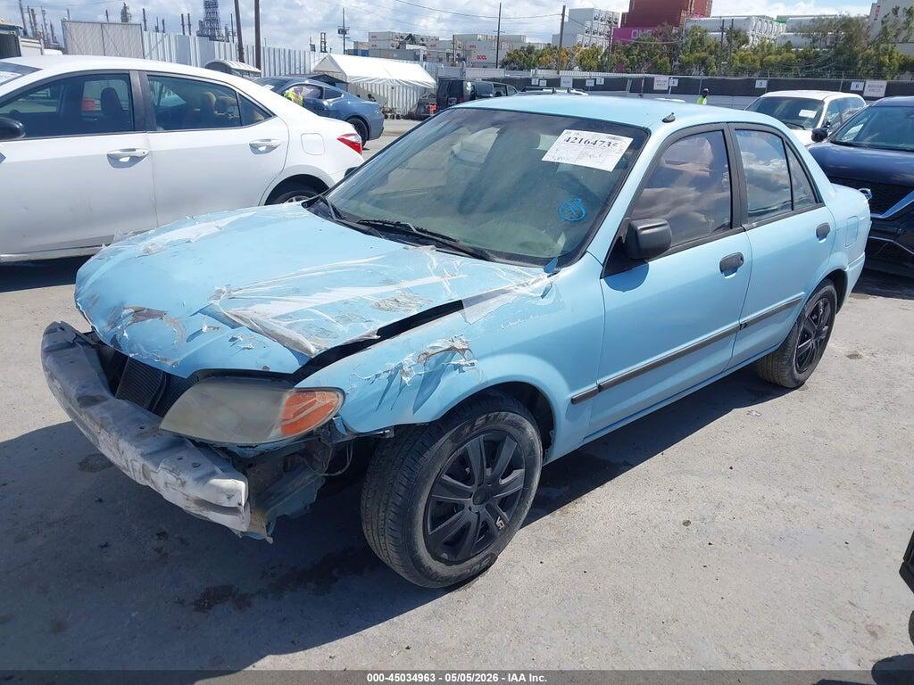 JM1BJ225620541177 2002 MAZDA PROTEGE photo no. 2