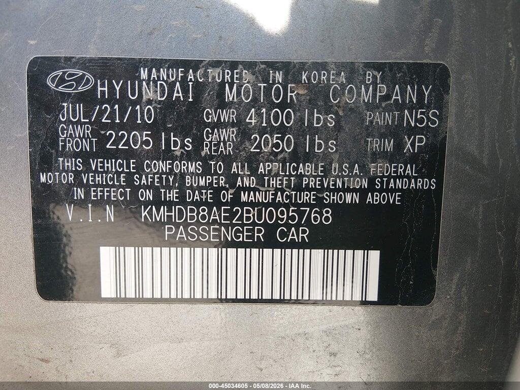 KMHDB8AE2BU095768 2011 HYUNDAI ELANTRA TOURING photo no. 9