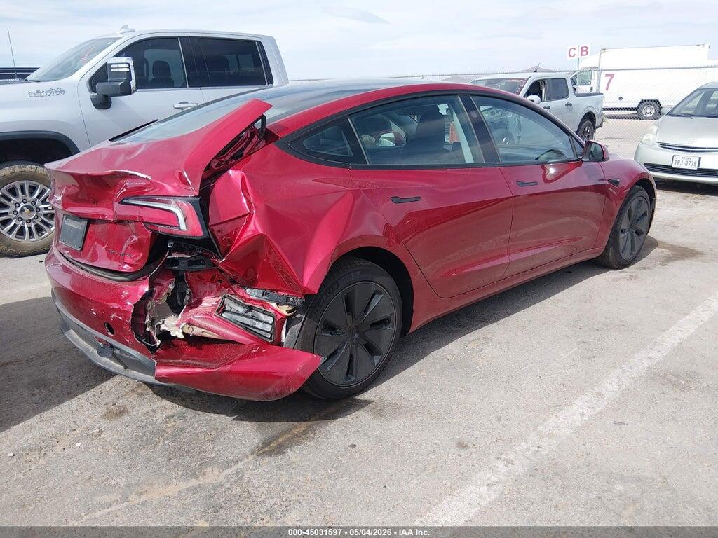 5YJ3E1EB0TF130414 2026 TESLA MODEL 3 photo no. 4