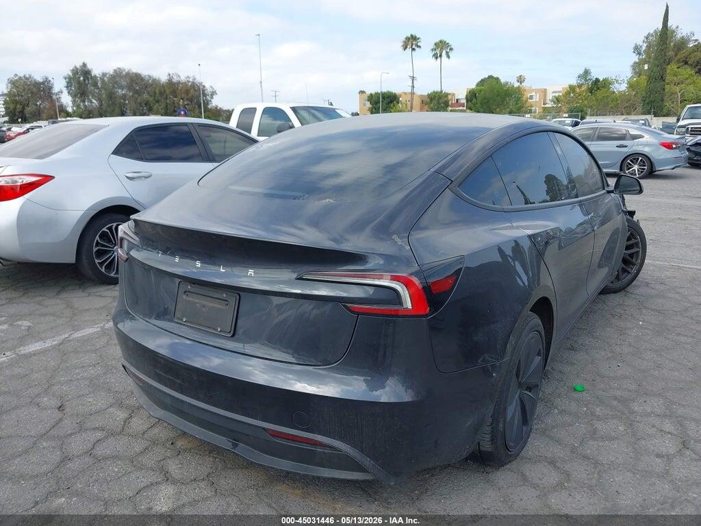 5YJ3E1EA8SF991460 2025 TESLA MODEL 3 photo no. 4