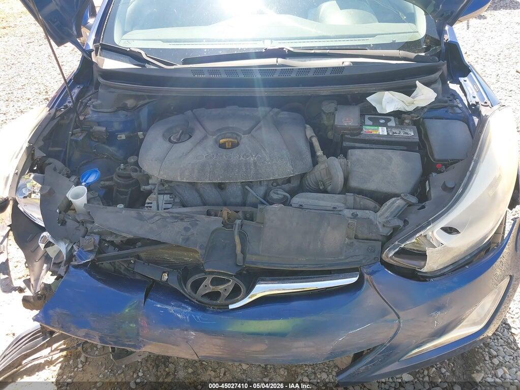 5NPDH4AE6GH723490 2016 HYUNDAI ELANTRA photo no. 10
