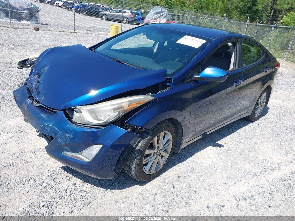 5NPDH4AE6GH723490 2016 HYUNDAI ELANTRA photo no. 2