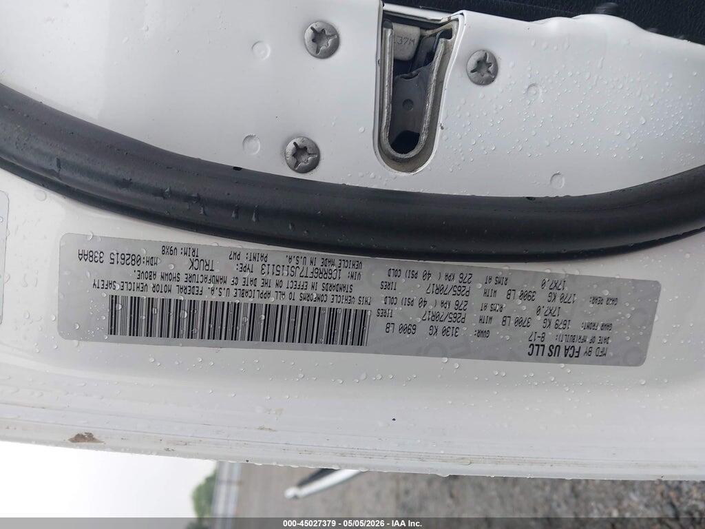 1C6RR6FT7JS115113 2018 RAM 1500 photo no. 9