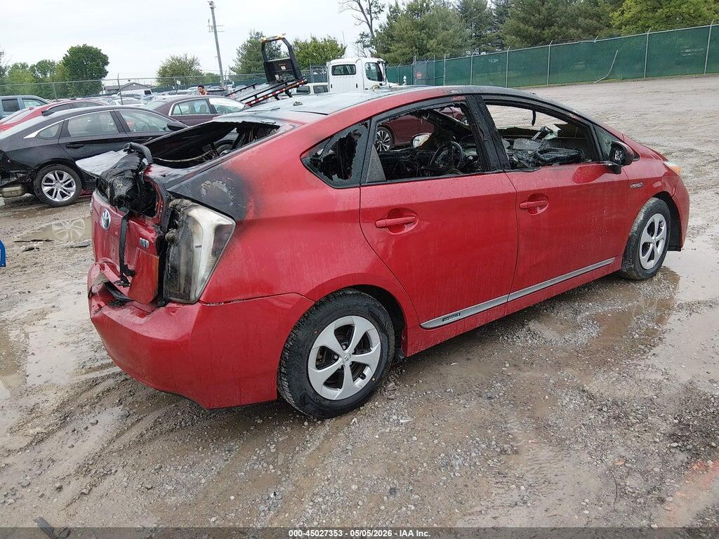 JTDKN3DU4F0476673 2015 TOYOTA PRIUS photo no. 4