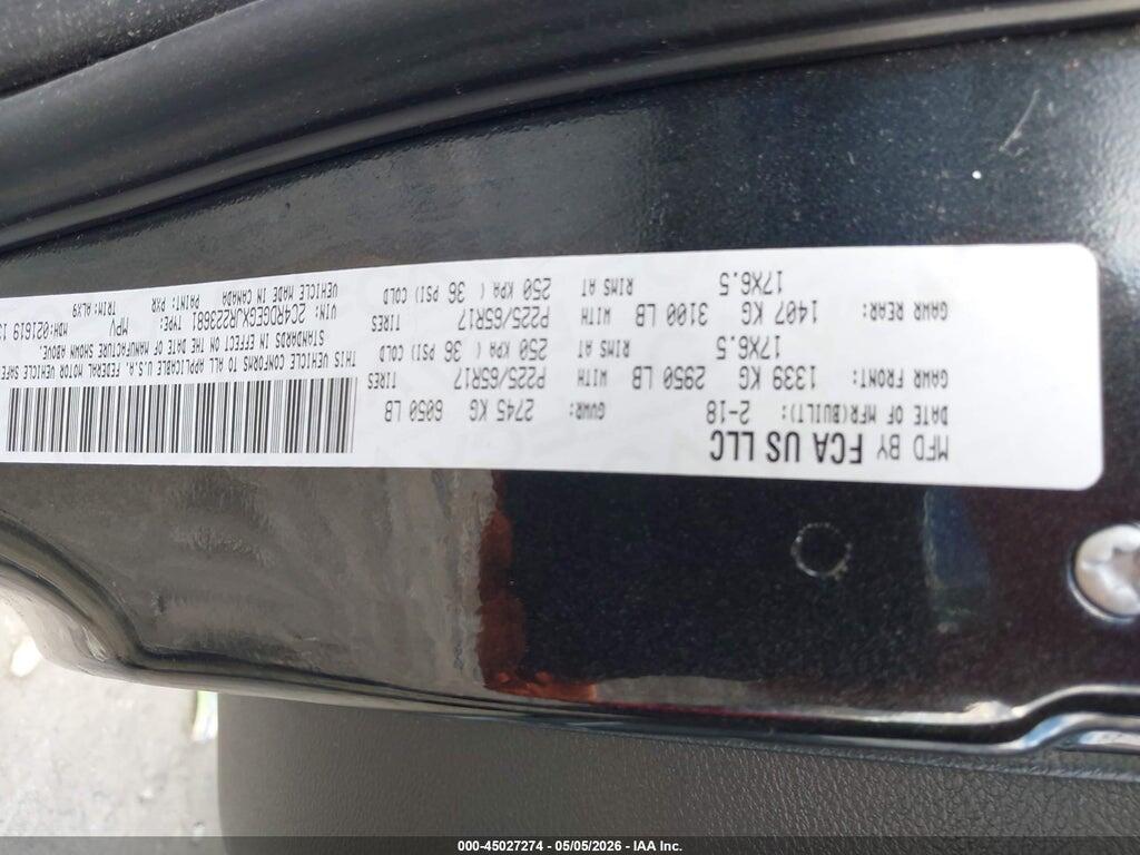 2C4RDGEGXJR223681 2018 DODGE GRAND CARAVAN photo no. 9