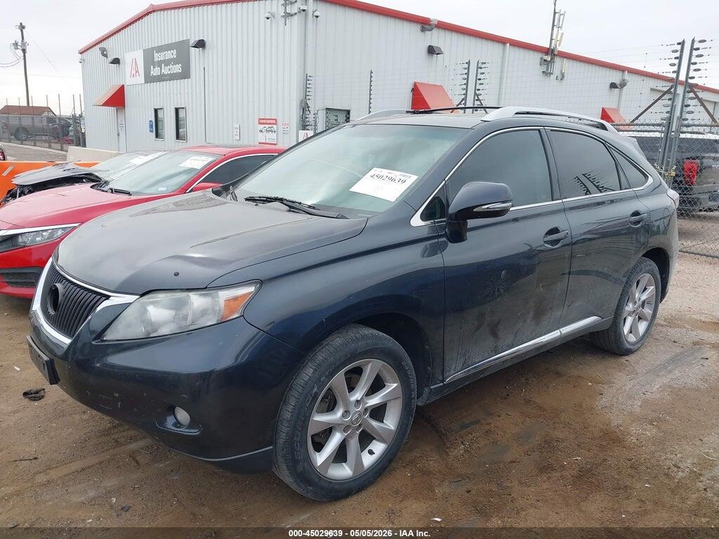2T2ZK1BA2AC022260 2010 LEXUS RX 350 photo no. 2