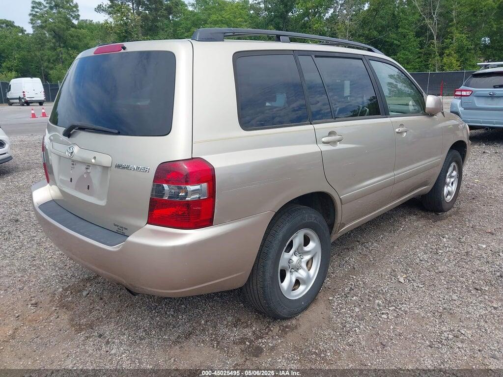 JTEGD21A150108779 2005 TOYOTA HIGHLANDER photo no. 4