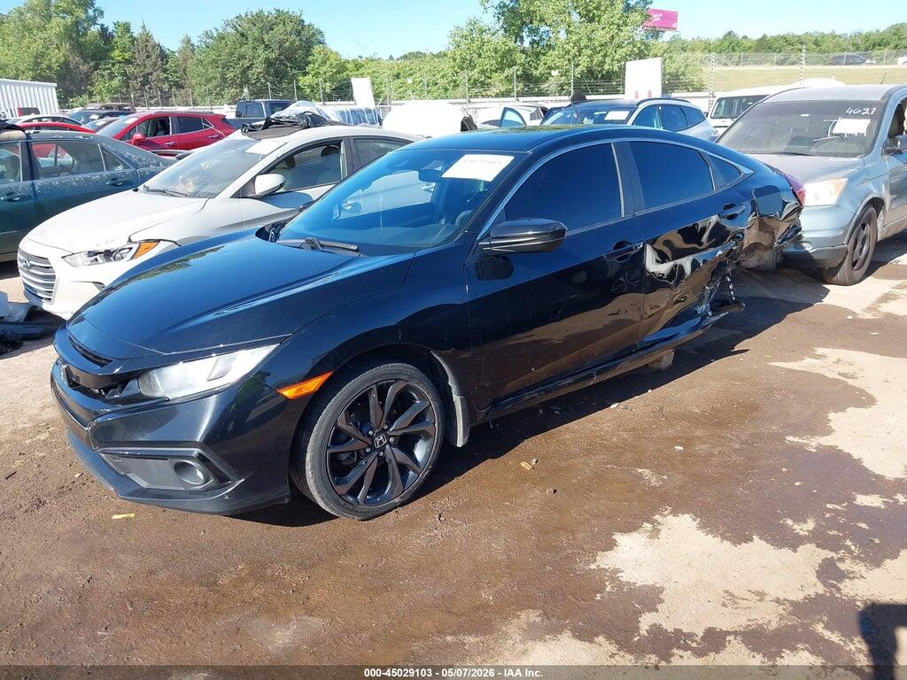 19XFC2F8XKE016128 2019 HONDA CIVIC photo no. 2