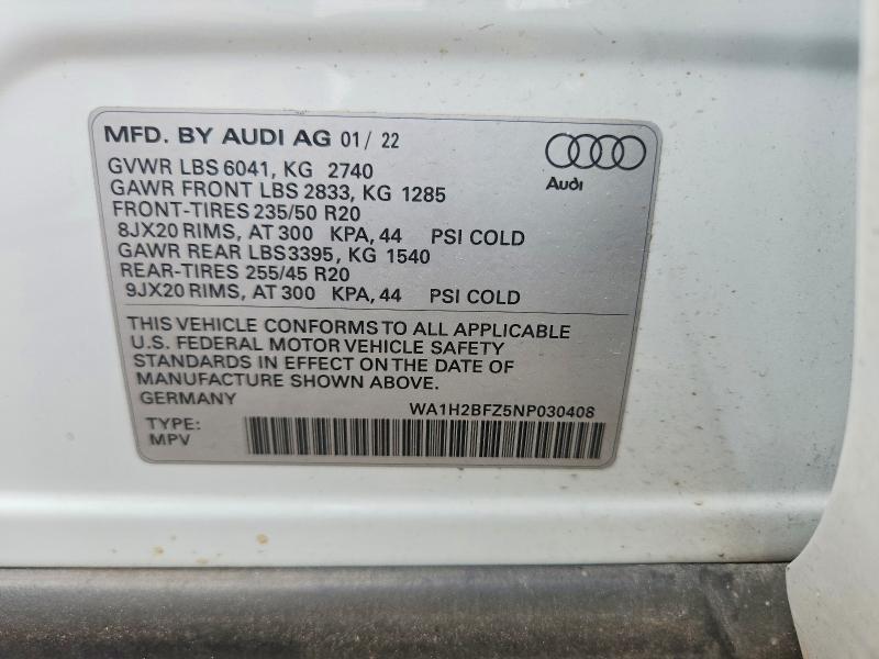 2022 AUDI Q4 E-TRON PREMIUM PLUS — Фото 13 из 13