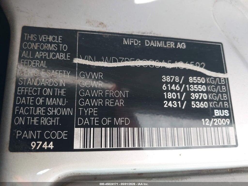 WD0PE745075210987 2007 DODGE SPRINTER VAN 2500 photo no. 9