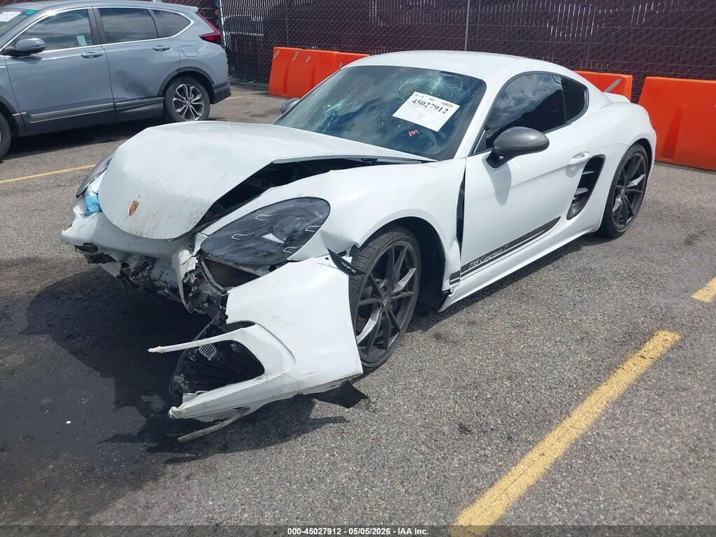 WP0AA2A80NS255292 2022 PORSCHE 718 CAYMAN photo no. 2