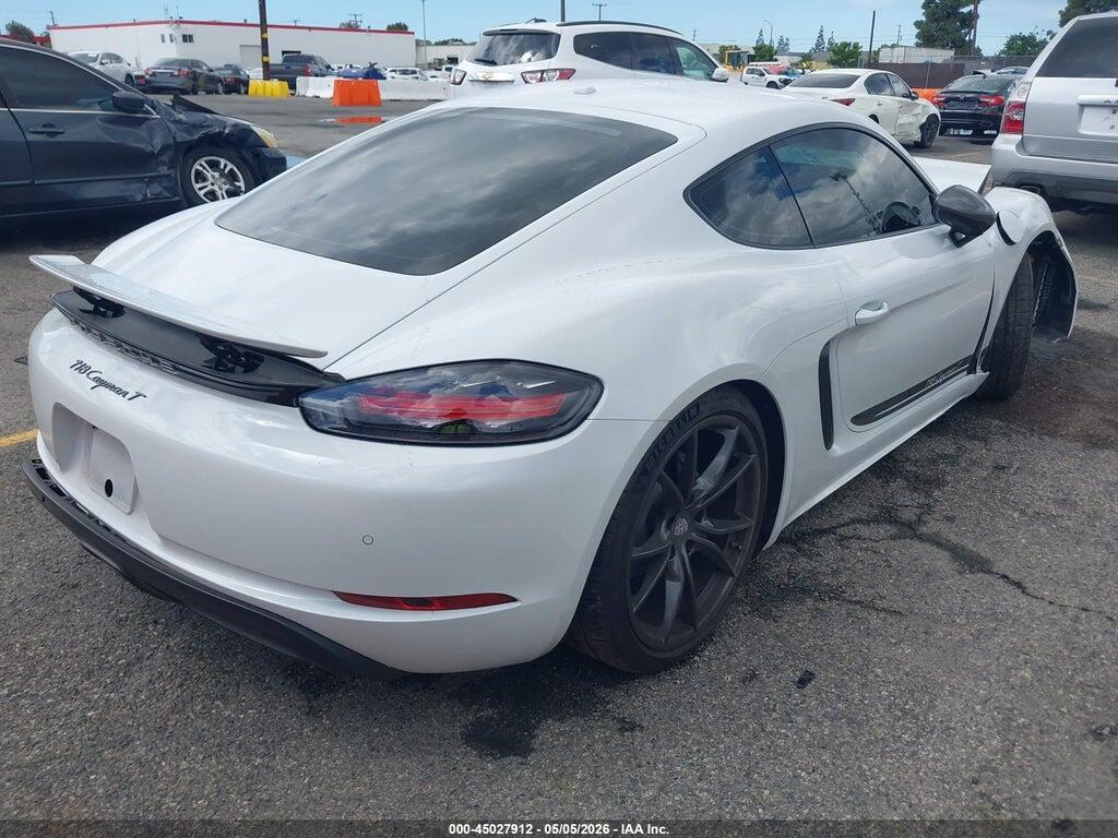 WP0AA2A80NS255292 2022 PORSCHE 718 CAYMAN photo no. 4
