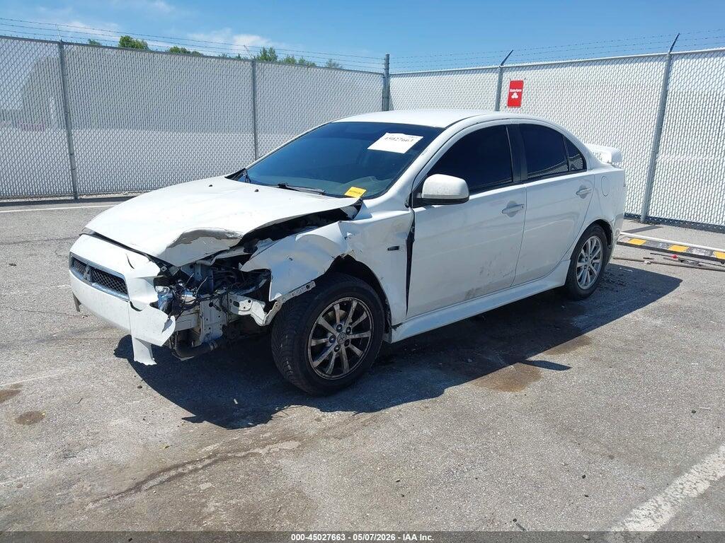 JA32U2FU1BU014325 2011 MITSUBISHI LANCER photo no. 2