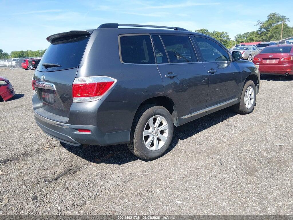 5TDZA3EH0CS029567 2012 TOYOTA HIGHLANDER photo no. 4