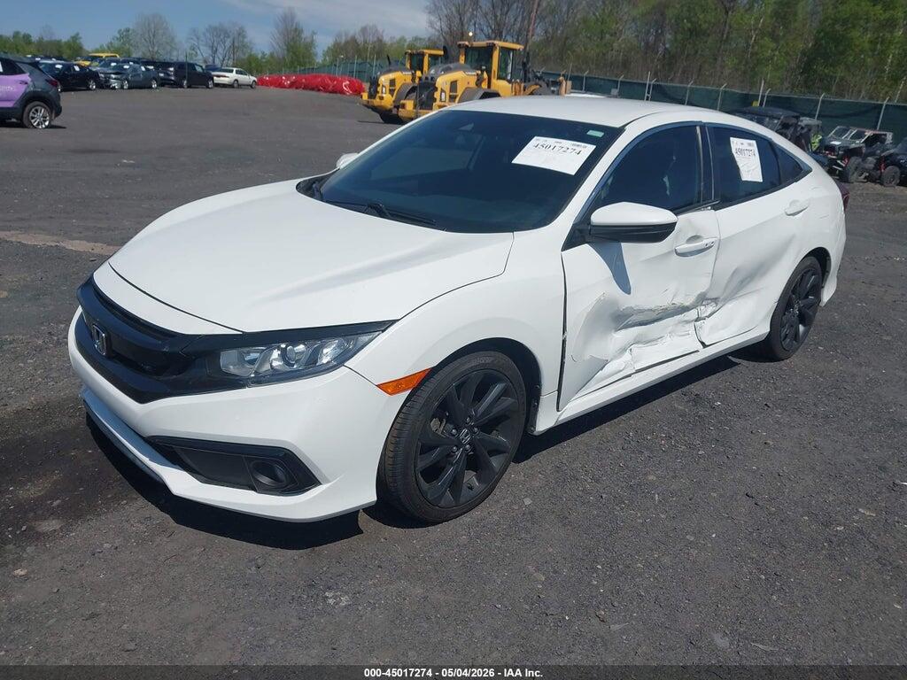 19XFC2F8XLE014221 2020 HONDA CIVIC photo no. 2