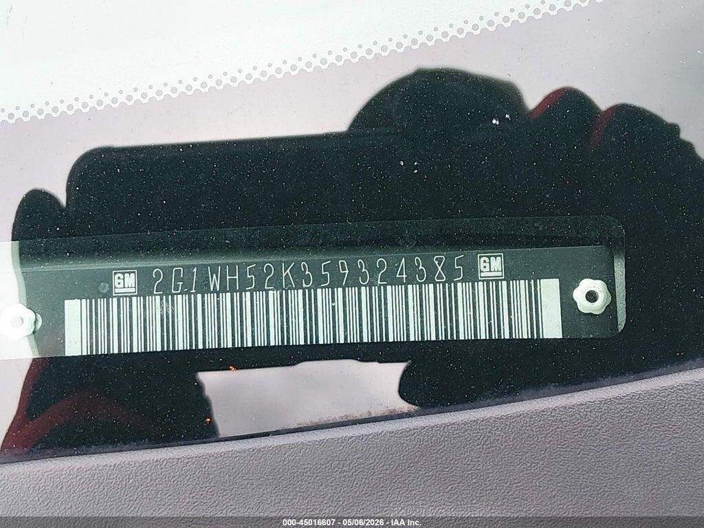 2G1WH52K359324385 2005 CHEVROLET IMPALA photo no. 9