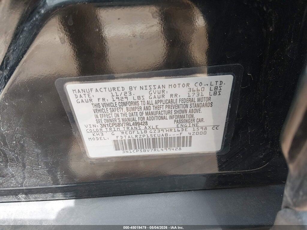 3N1CP5BV7RL499428 2024 NISSAN KICKS photo no. 9