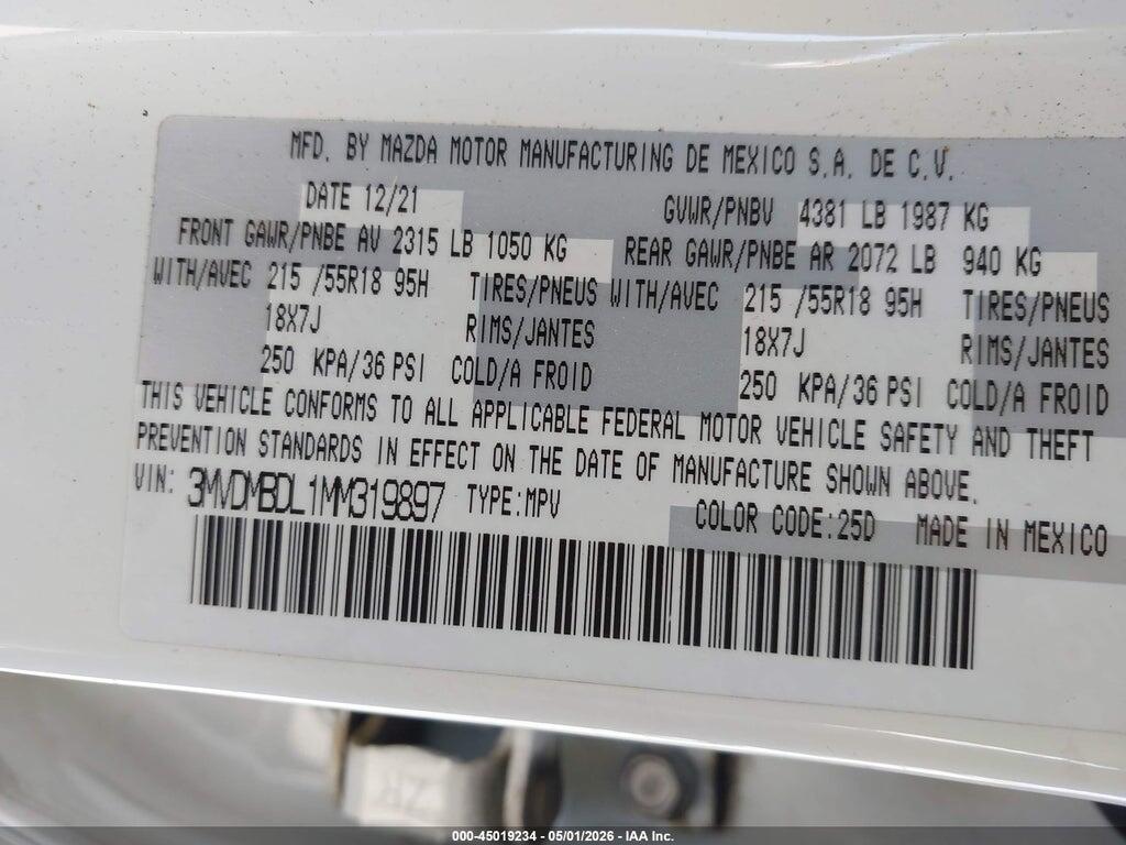 3MVDMBDL1MM319897 2021 MAZDA CX-30 photo no. 9