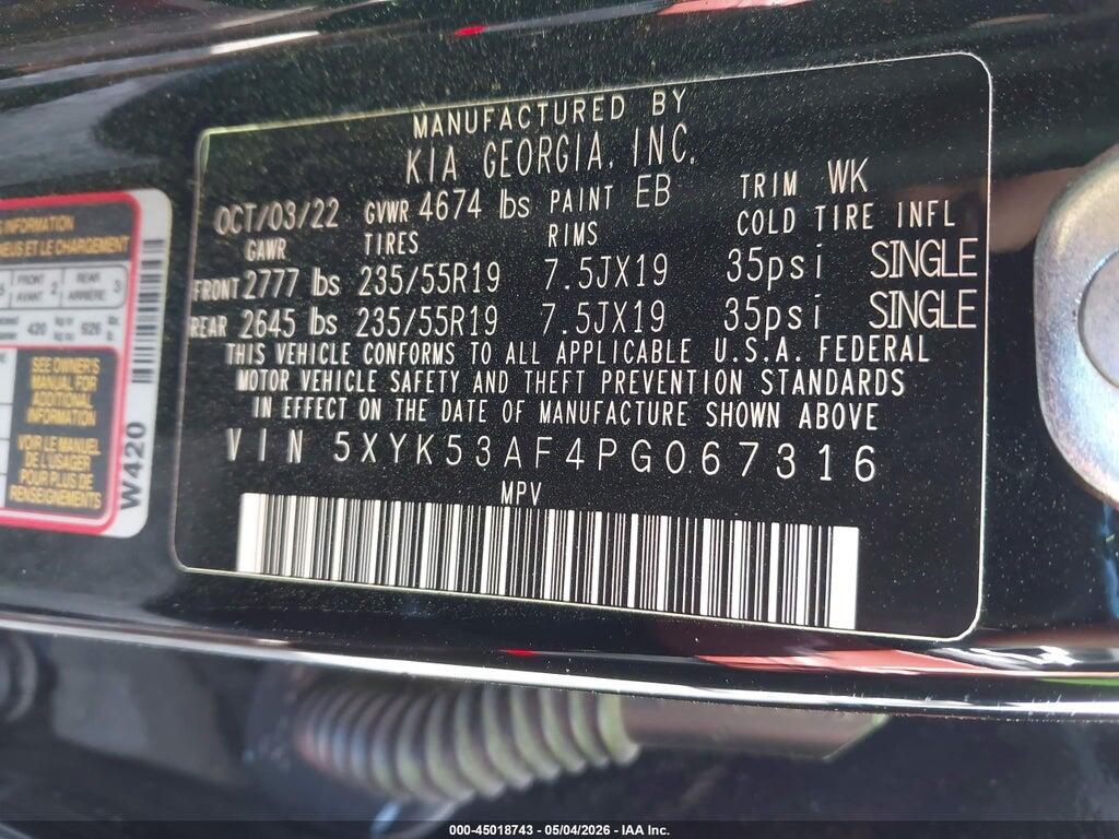 5XYK53AF4PG067316 2023 KIA SPORTAGE photo no. 9
