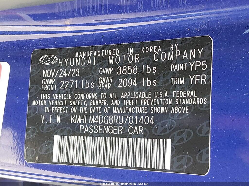 KMHLM4DG8RU701404 2024 HYUNDAI ELANTRA photo no. 9