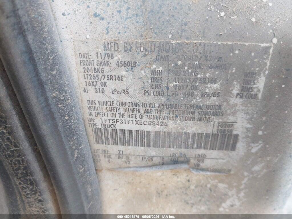 1FTSF31F1XEC88426 1999 FORD F-350 photo no. 9