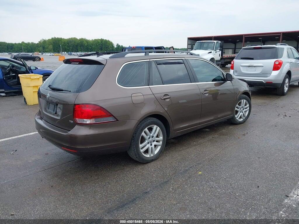 3VWPL7AJ1BM703514 2011 VOLKSWAGEN JETTA SPORTWAGEN photo no. 4