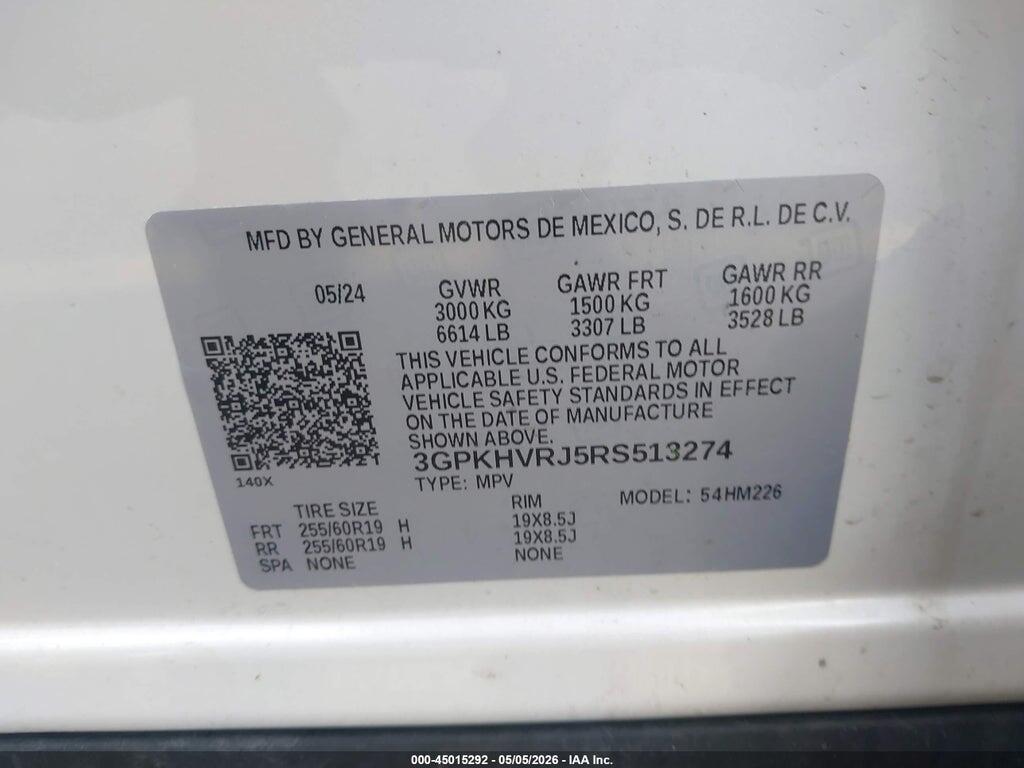 3GPKHVRJ5RS513274 2024 HONDA PROLOGUE photo no. 9